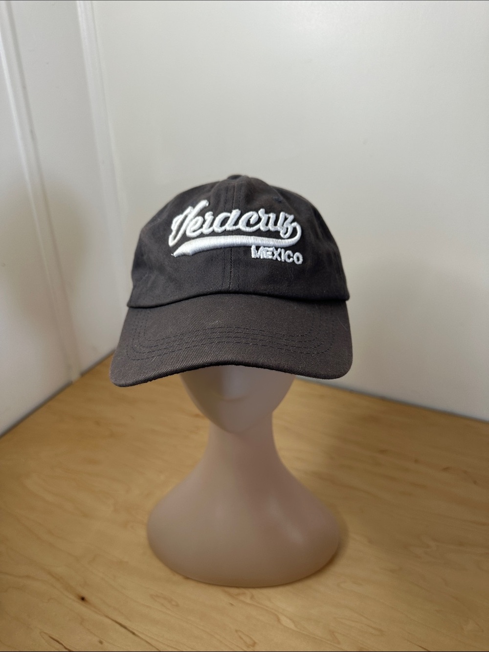 Veracruz Mexico Embroidered Baseball Cap - Dark Gray